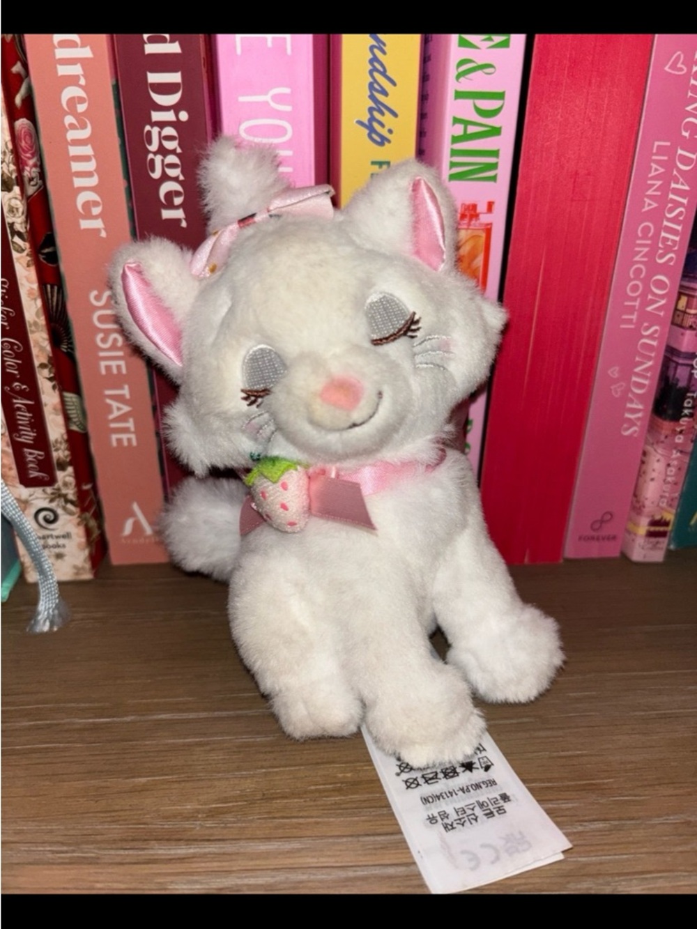 Disney Japan Plush Keychain Marie